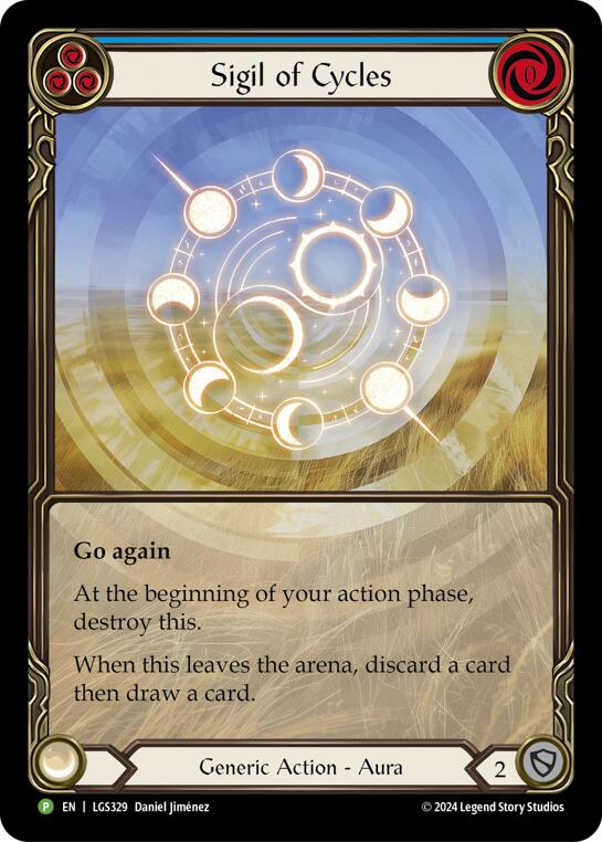 Sigil of Cycles (Extended Art) [LGS329] (Promo)  Rainbow Foil | Good Games North