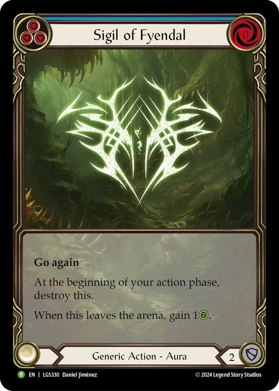 Sigil of Fyendal (Extended Art) [LGS330] (Promo)  Rainbow Foil | Good Games North