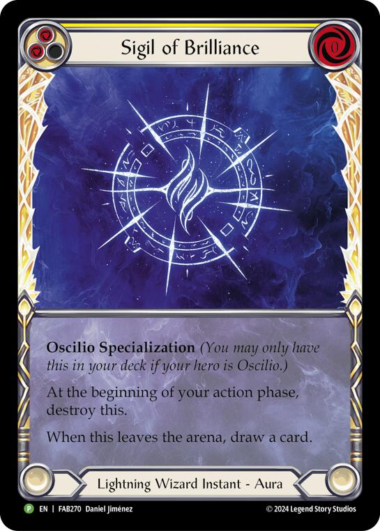Sigil of Brilliance (Extended Art) [FAB270] (Promo)  Rainbow Foil | Good Games North