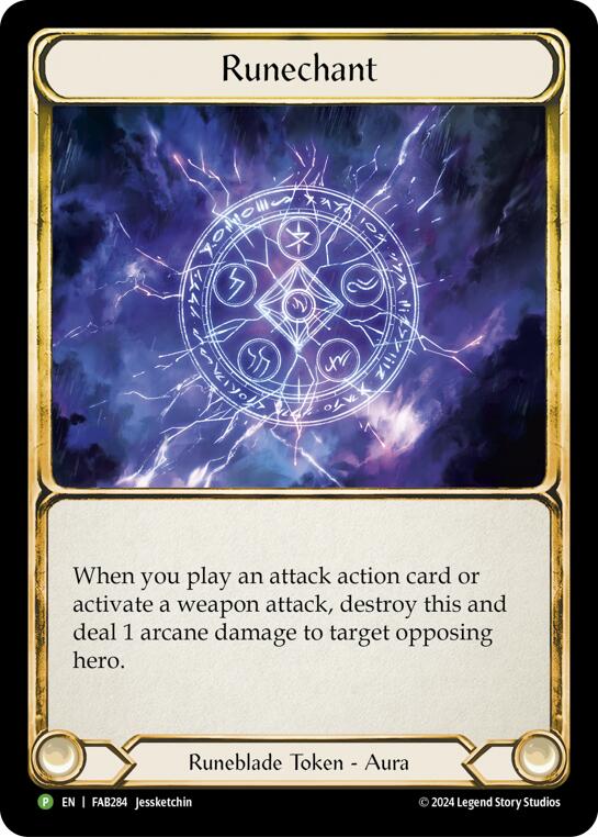 Runechant (Lightning) [FAB284] (Promo)  Cold Foil | Good Games North