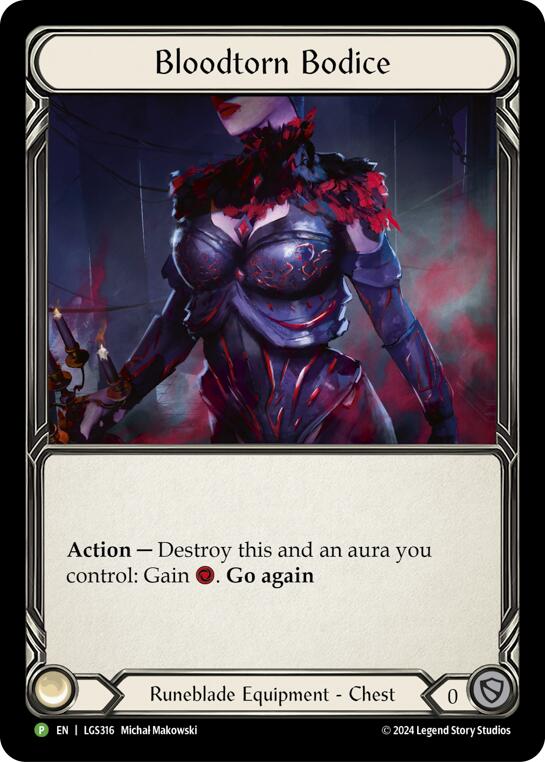 Bloodtorn Bodice [LGS316] (Promo)  Rainbow Foil | Good Games North