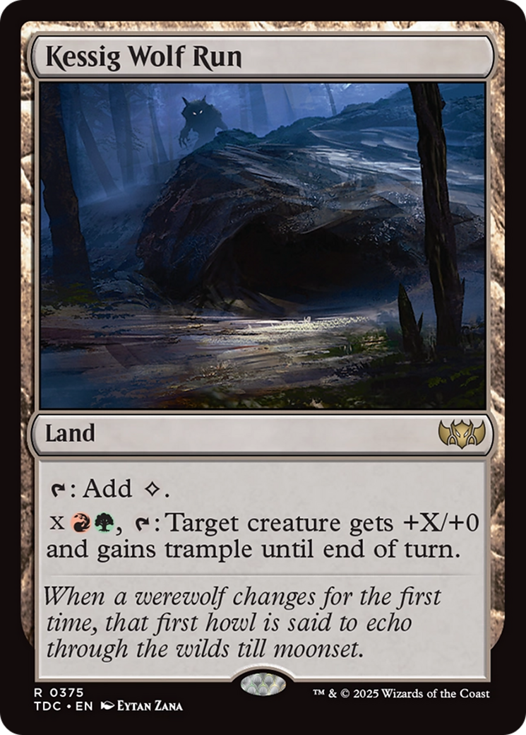 Kessig Wolf Run [Tarkir: Dragonstorm Commander] | Good Games North