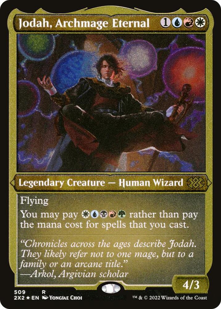 Jodah Archmage Eternal Foil Etched (Double Masters 2022)  - Foil | Good Games North