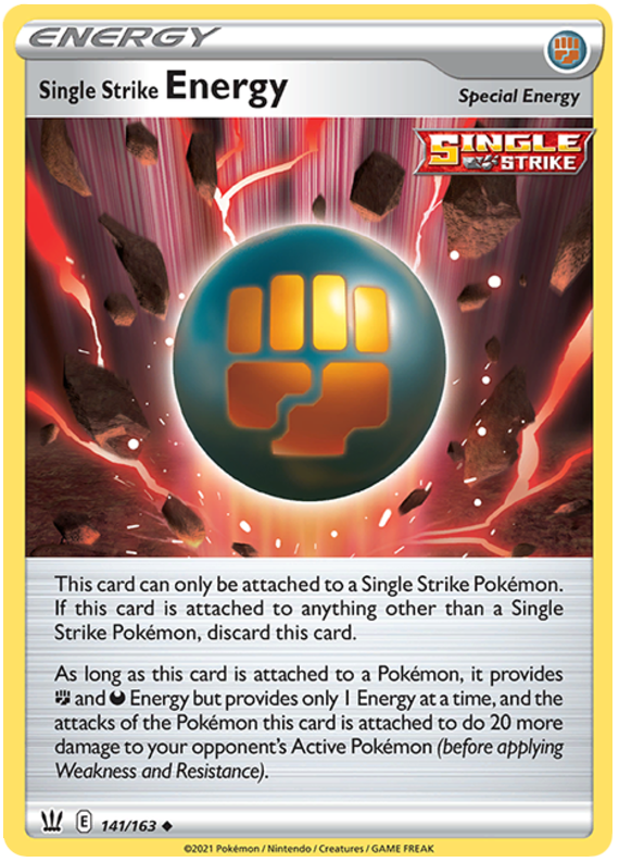 Single Strike Energy (141/163) [Sword & Shield: Battle Styles] | Good Games North