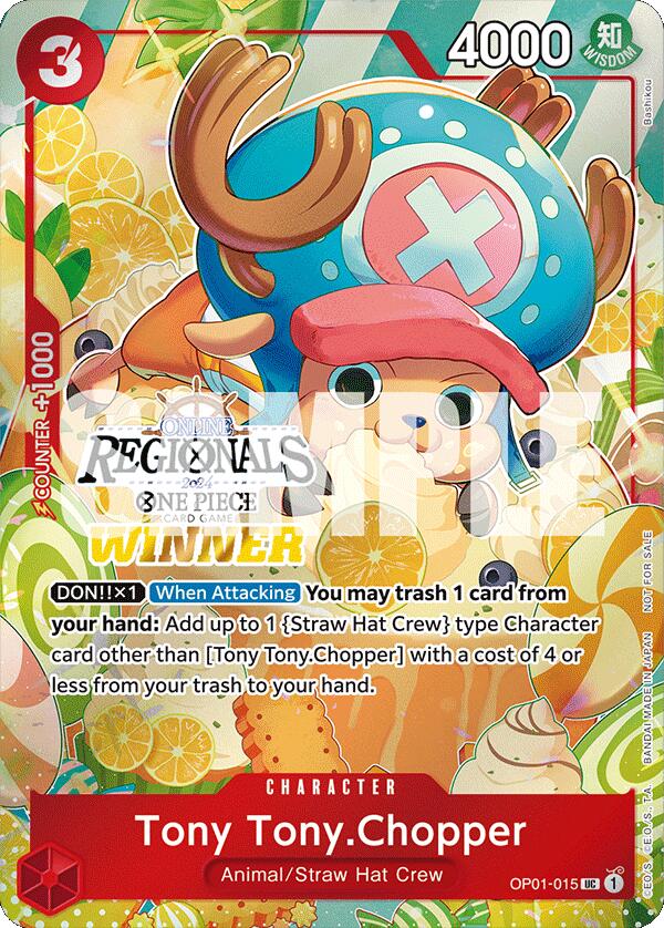 Tony Tony.Chopper (Online Regional 2024 Vol. 3) [Winner] [One Piece Promotion Cards] | Good Games North