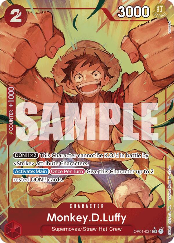 Monkey.D.Luffy (OP01-024) [Premium Booster -The Best-] | Good Games North