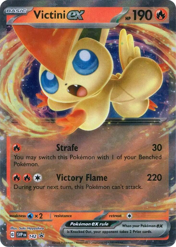 Victini ex (SVP142) [Scarlet & Violet: Black Star Promos] | Good Games North