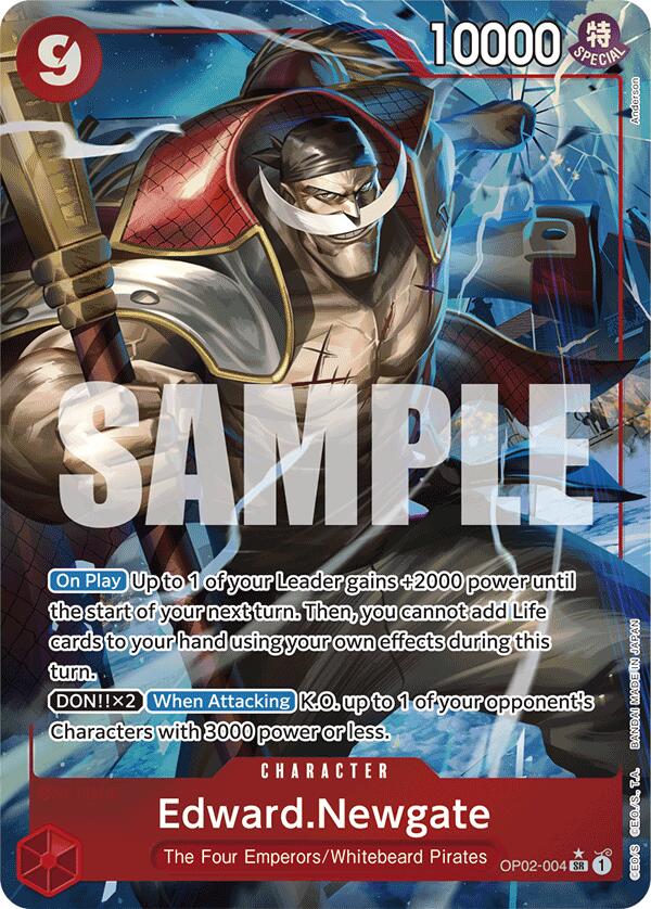 Edward.Newgate (OP02-004) (Alternate Art) [Premium Booster -The Best-] | Good Games North