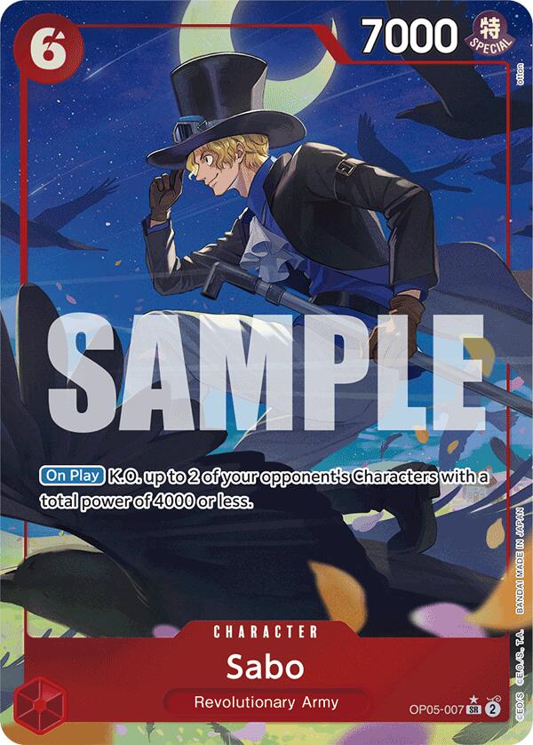 Sabo (OP05-007) (Alternate Art) [Premium Booster -The Best-] | Good Games North