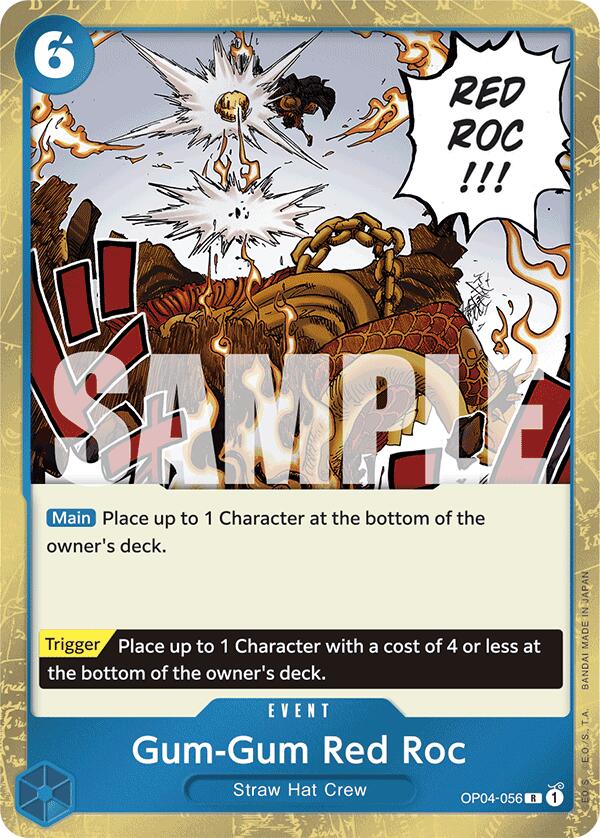 Gum-Gum Red Roc (Jolly Roger Foil) [Premium Booster -The Best-] | Good Games North