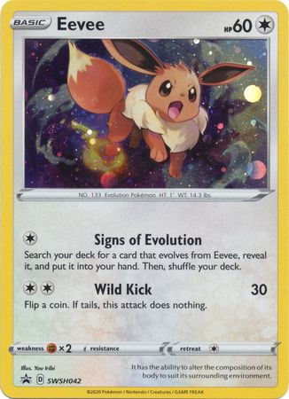 Eevee (SWSH042) [Sword & Shield: Black Star Promos] | Good Games North