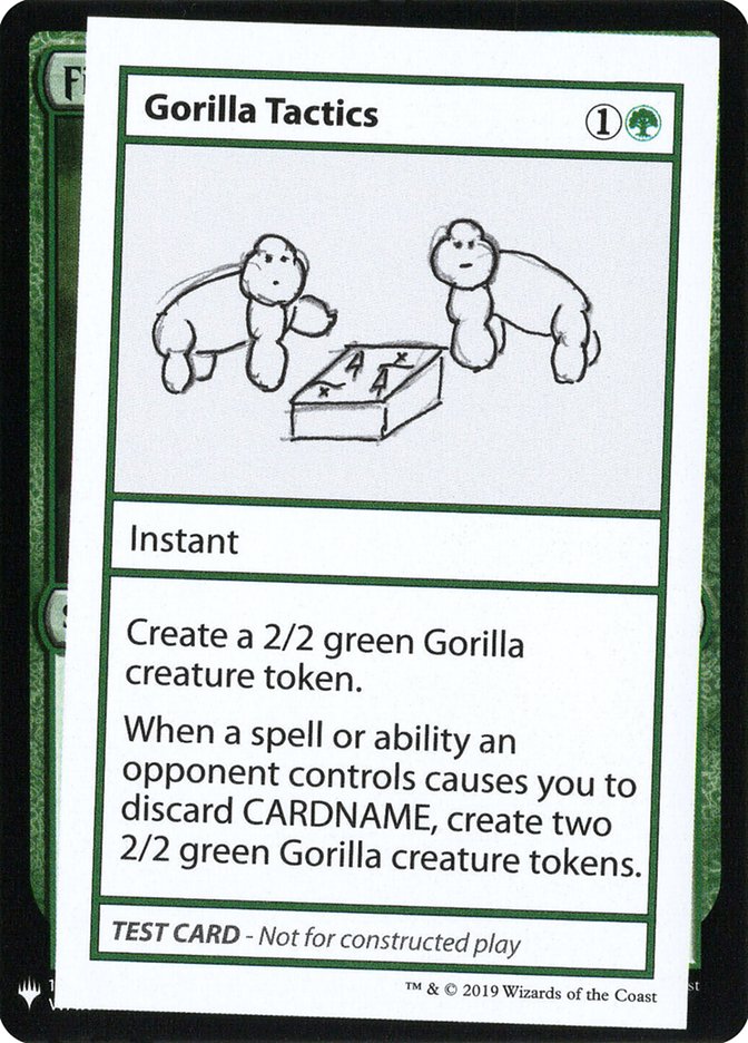 Gorilla Tactics [Mystery Booster Playtest Cards] | Good Games North