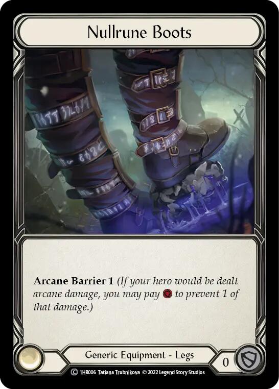 Nullrune Boots [1HB006] (History Pack 1 Bravo Blitz Deck) | Good Games North