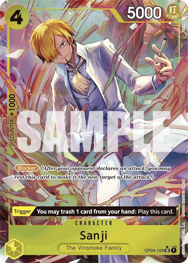 Sanji (OP04-104) (Alternate Art) [Premium Booster -The Best-] | Good Games North
