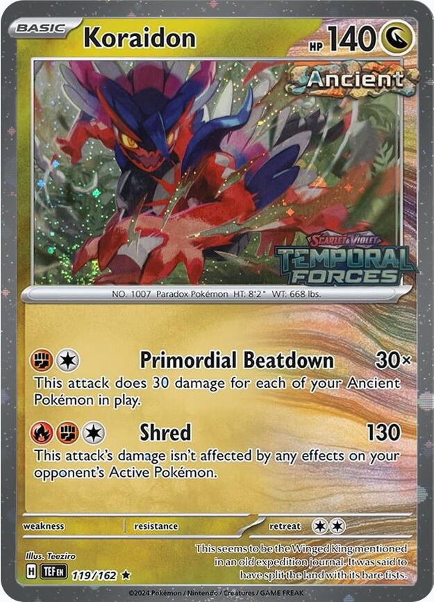 Koraidon (119/162) (European Promo) [Miscellaneous Cards] | Good Games North