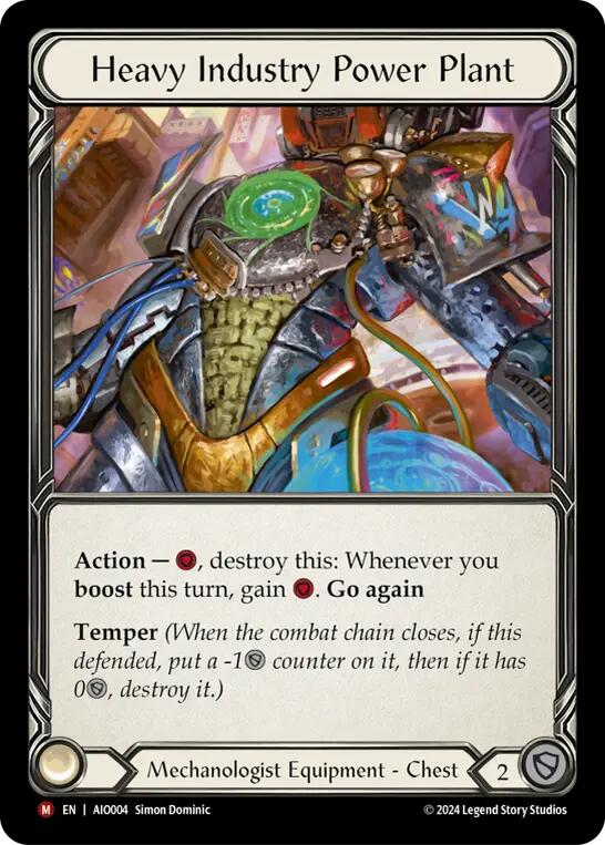 Heavy Industry Power Plant [AIO004] (Armory Deck: Dash)  Rainbow Foil | Good Games North