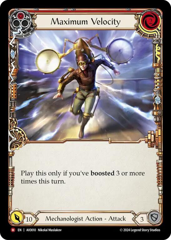 Maximum Velocity (Red) [AIO010] (Armory Deck: Dash) | Good Games North