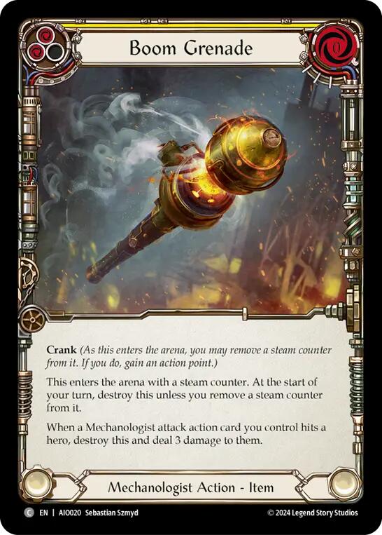 Boom Grenade (Yellow) [AIO020] (Armory Deck: Dash) | Good Games North