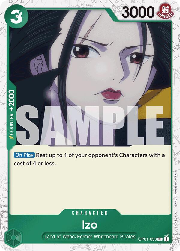Izo (OP01-033) (Jolly Roger Foil) [Premium Booster -The Best-] | Good Games North