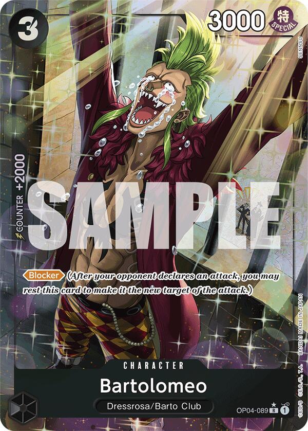 Bartolomeo (OP04-089) (Alternate Art) [Premium Booster -The Best-] | Good Games North