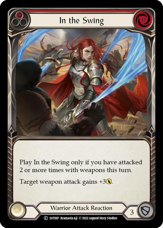 In the Swing (Red) [1HT007] (History Pack 1 Dorinthea Blitz Deck) | Good Games North