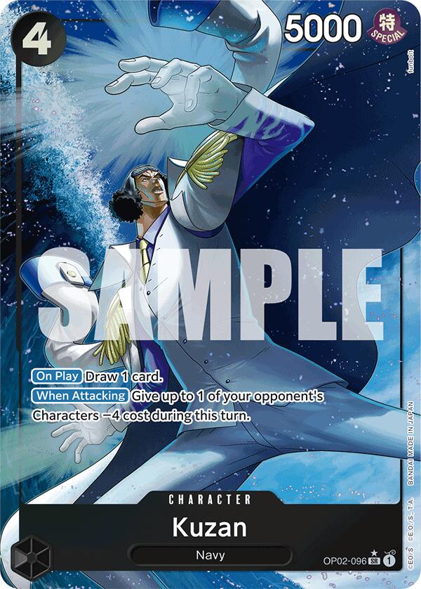 Kuzan (OP02-096) (Alternate Art) [Premium Booster -The Best-] | Good Games North