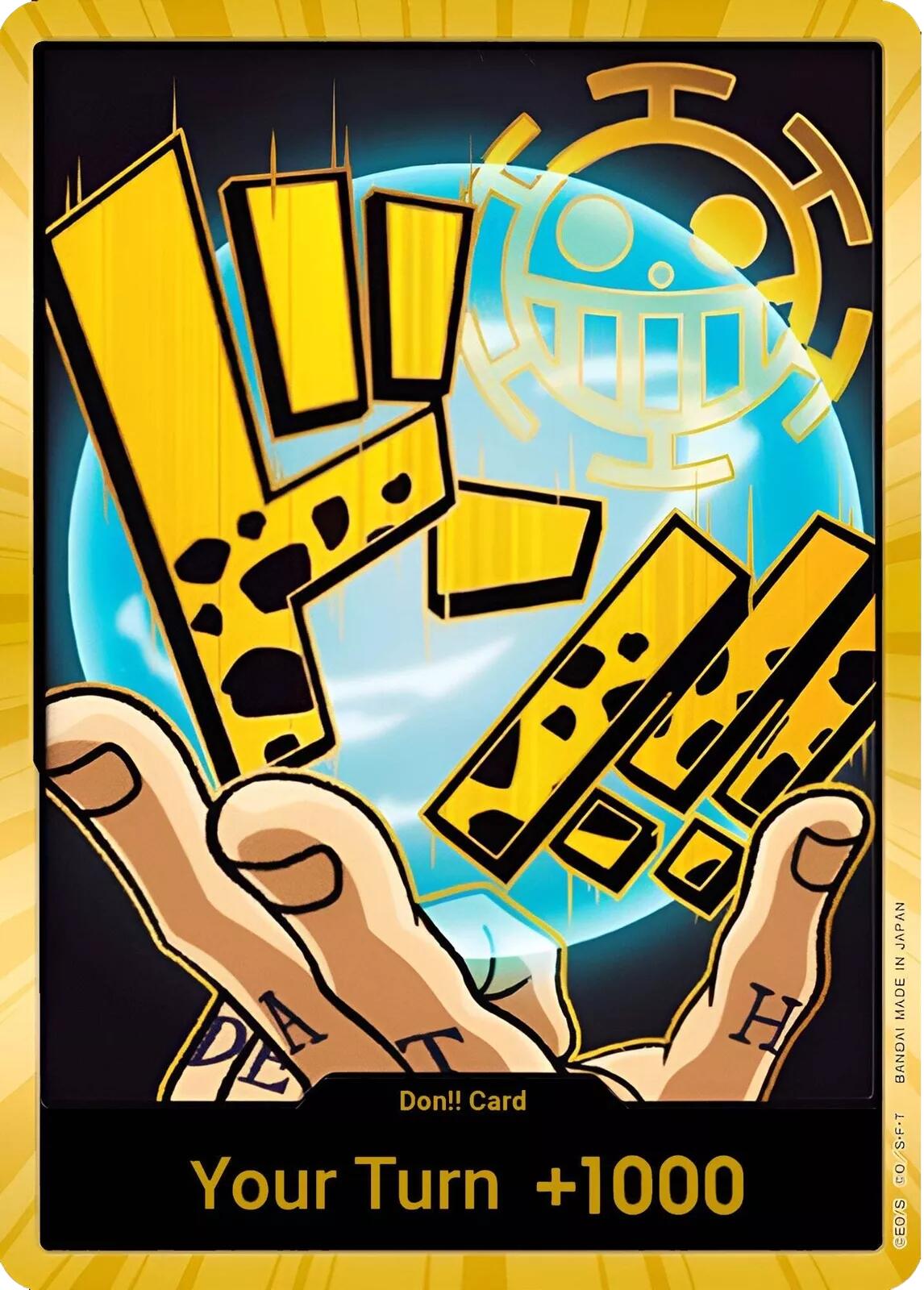 DON!! Card (Trafalgar Law) (Gold) [Premium Booster -The Best-] | Good Games North
