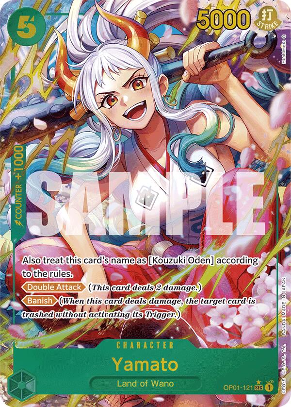Yamato (OP01-121) (Alternate Art) [Premium Booster -The Best-] | Good Games North