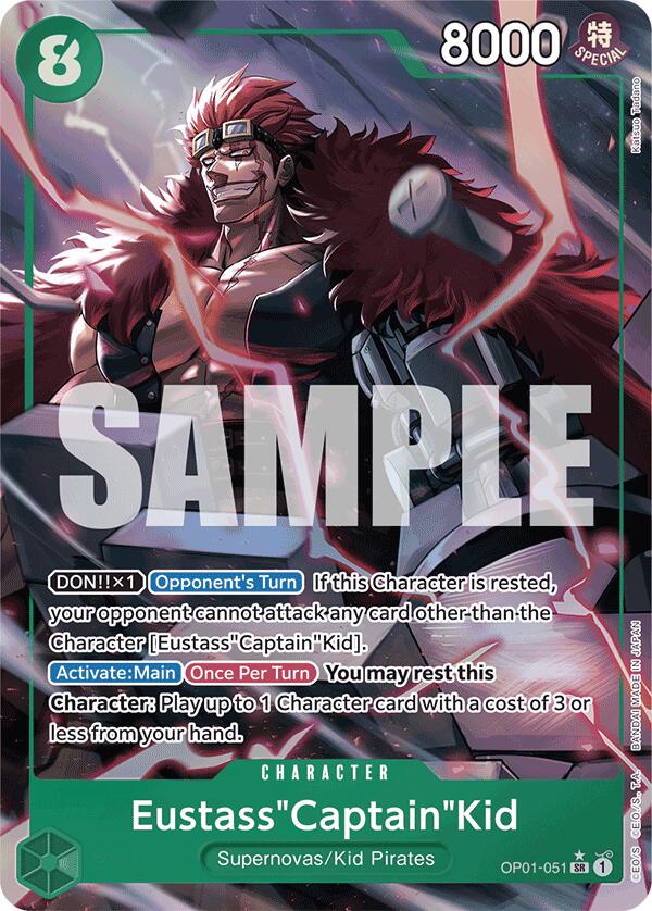 Eustass"Captain"Kid (OP01-051) (Full Art) [Premium Booster -The Best-] | Good Games North