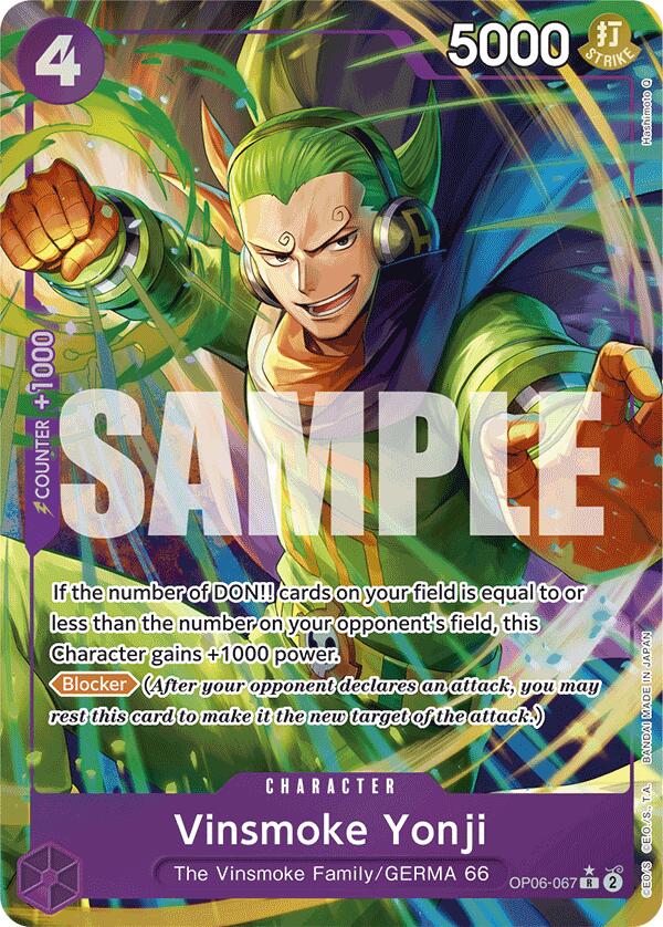 Vinsmoke Yonji (OP06-067) (Alternate Art) [Premium Booster -The Best-] | Good Games North