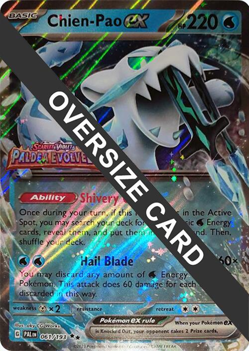 Chien-Pao ex (061/193) (Jumbo) [Scarlet & Violet: Black Star Promos] | Good Games North