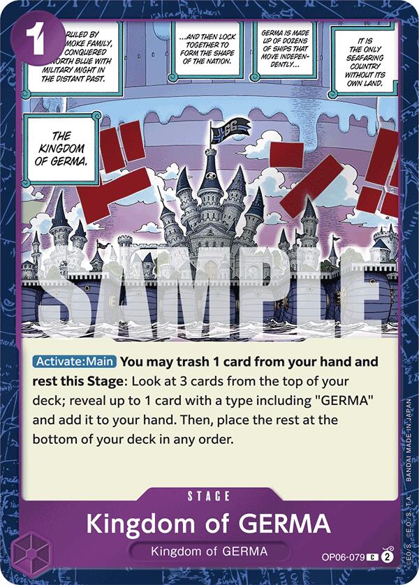 Kingdom of GERMA (Jolly Roger Foil) [Premium Booster -The Best-] | Good Games North