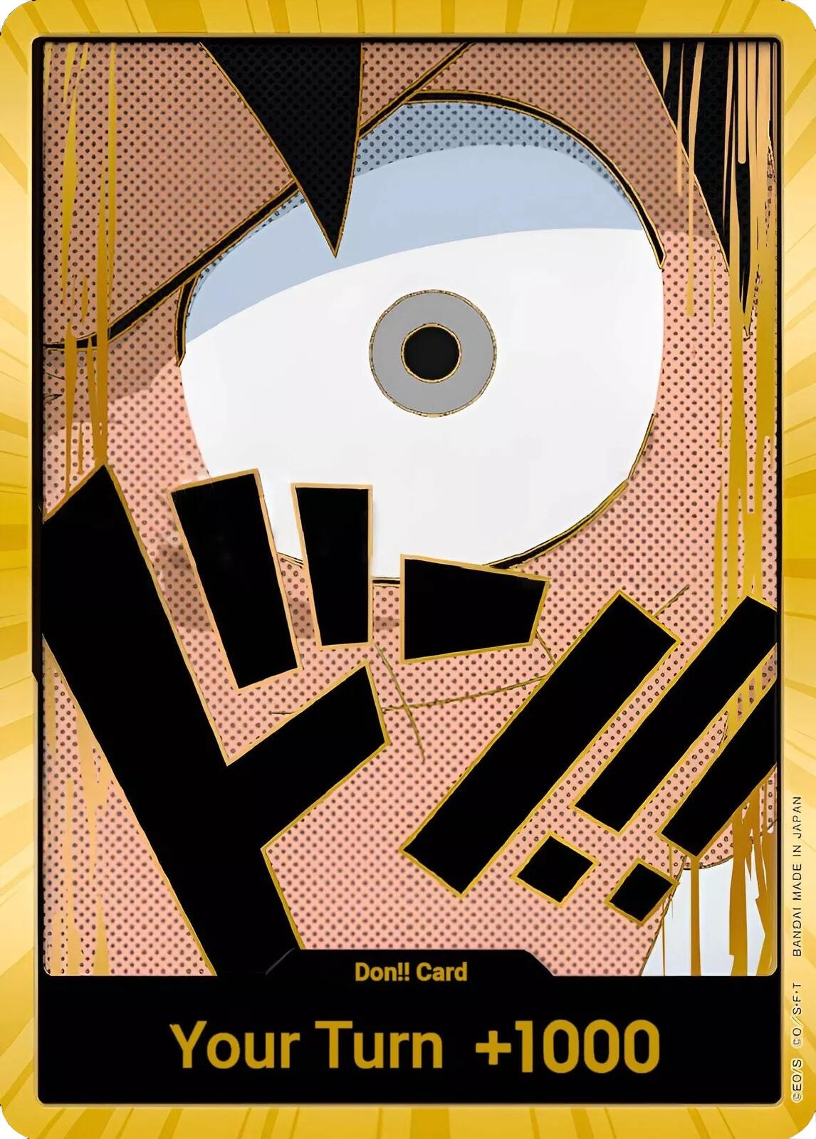 DON!! Card (Luffy) (Gold) [Premium Booster -The Best-] | Good Games North