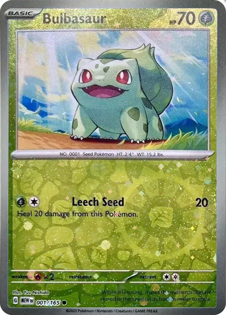 Bulbasaur (001/165) (Cosmos Holo) (Costco Exclusive) [Miscellaneous Cards] | Good Games North