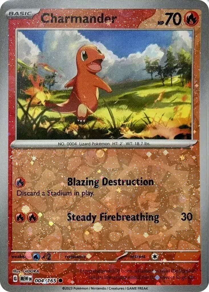 Charmander (004/165) (Cosmos Holo) (Costco Exclusive) [Miscellaneous Cards] | Good Games North