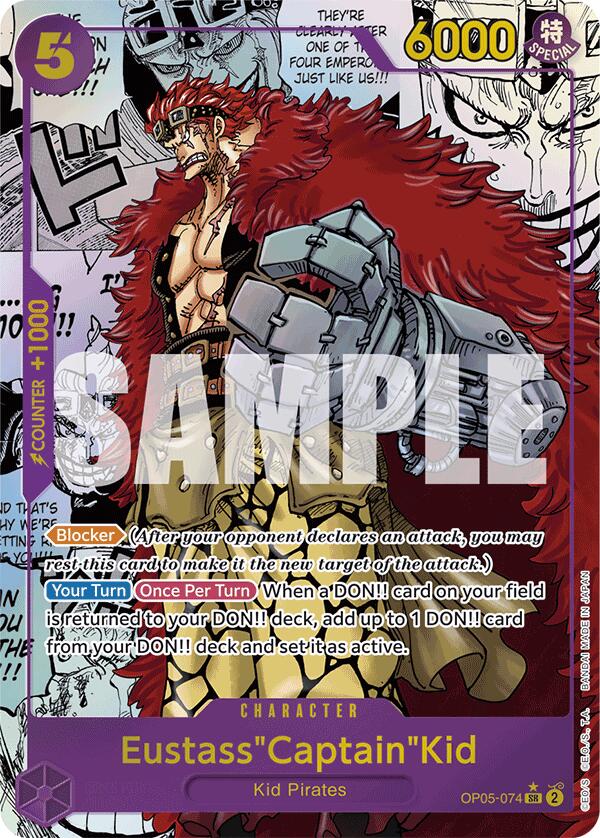 Eustass"Captain"Kid (OP05-074) (Manga) [Premium Booster -The Best-] | Good Games North