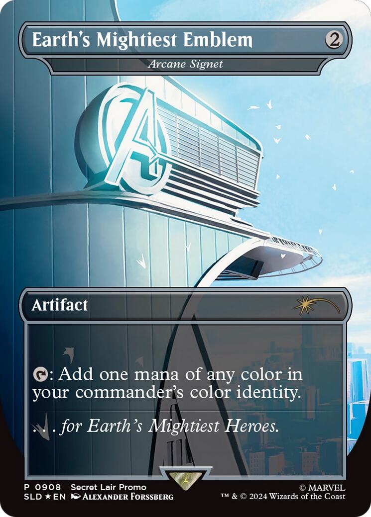 Earth's Mightiest Emblem - Arcane Signet [Secret Lair Drop Series] | Good Games North