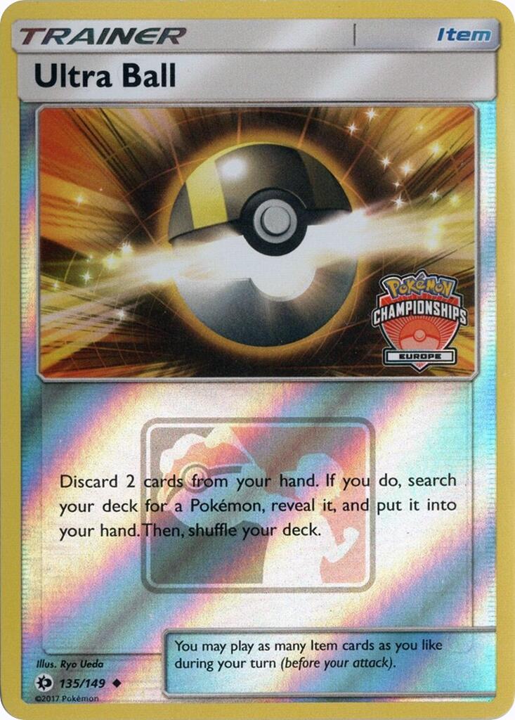 Ultra Ball (135/149) (Europe Championships) [League & Championship Cards] | Good Games North