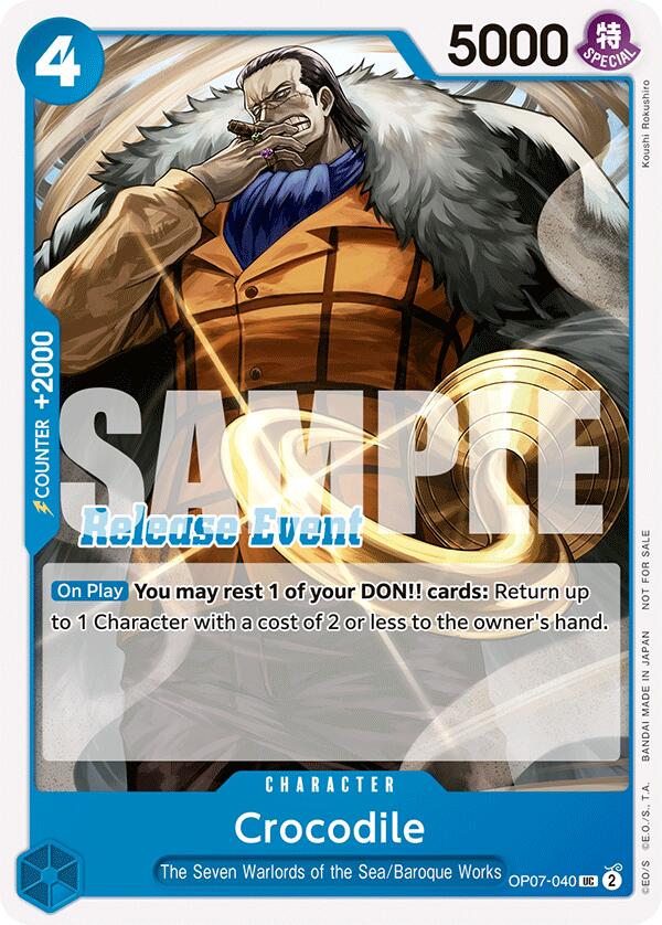 Crocodile (ST15 - ST20 Release Event Pack) [One Piece Promotion Cards] | Good Games North