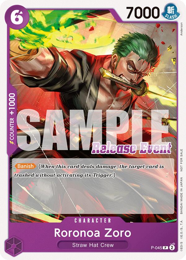 Roronoa Zoro (ST15 - ST20 Release Event Pack) [One Piece Promotion Cards] | Good Games North