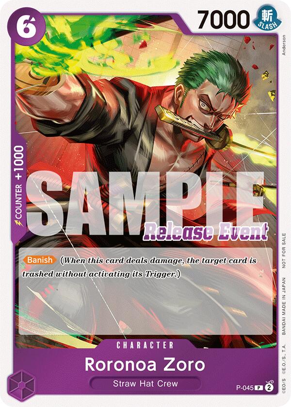 Roronoa Zoro (ST15 - ST20 Release Event Winner Pack) [One Piece Promotion Cards] | Good Games North