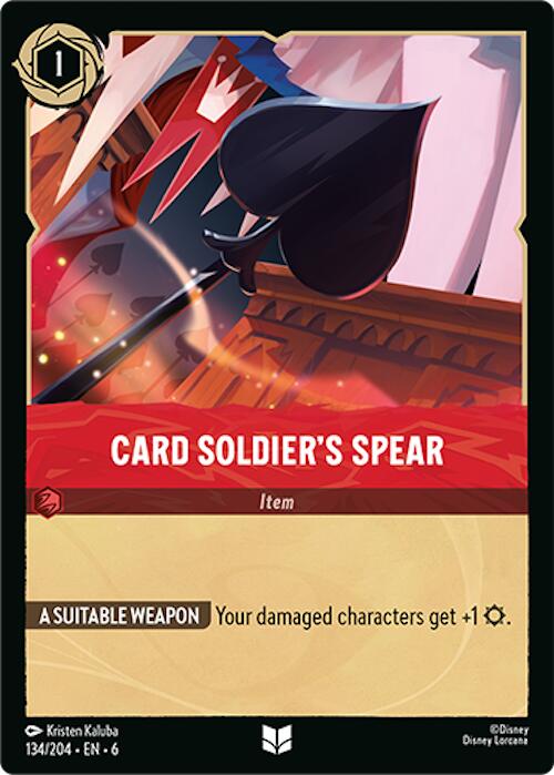 Card Soldier's Spear (134/204) [Azurite Sea] | Good Games North