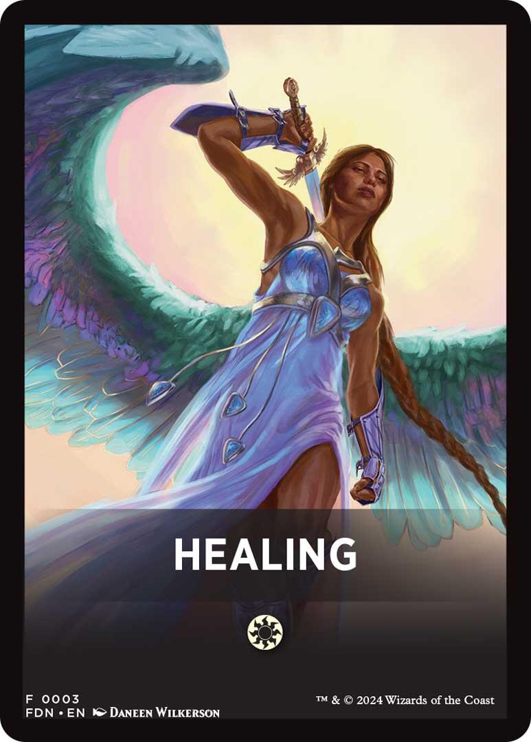 Healing Theme Card [Foundations Tokens] | Good Games North