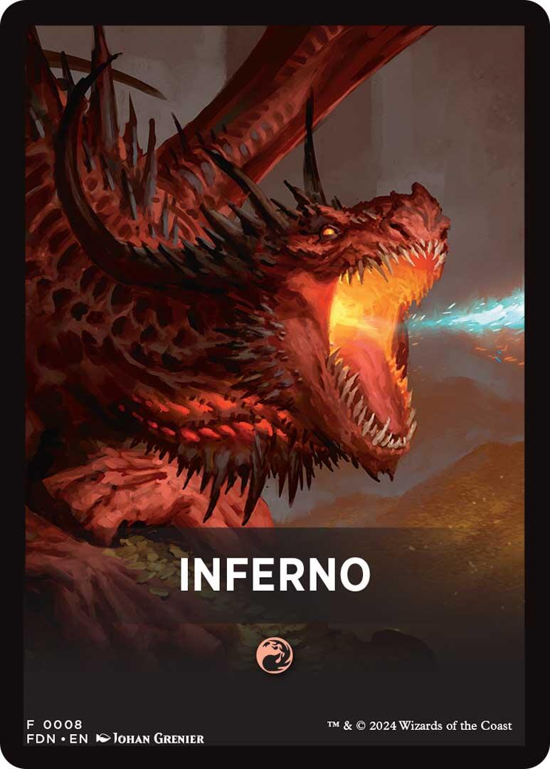 Inferno Theme Card [Foundations Tokens] | Good Games North