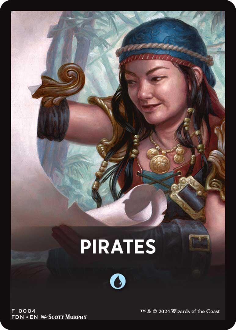 Pirates Theme Card [Foundations Tokens] | Good Games North