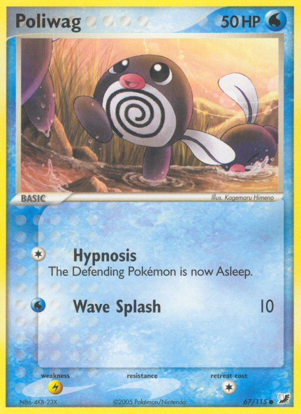 Poliwag (67/115) [EX: Unseen Forces] | Good Games North