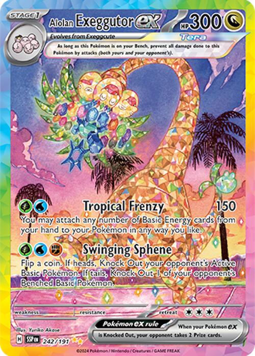Alolan Exeggutor ex (242/191) [Scarlet & Violet: Surging Sparks] | Good Games North