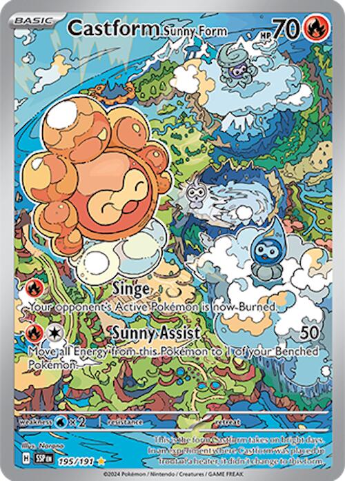 Castform Sunny Form (195/191) [Scarlet & Violet: Surging Sparks] | Good Games North