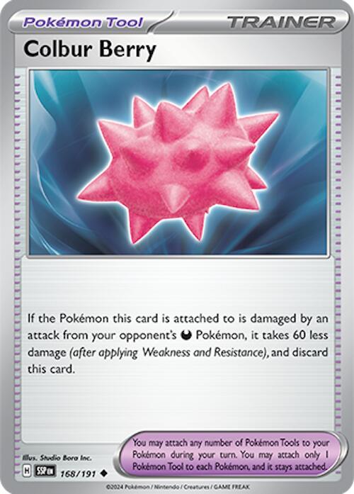 Colbur Berry (168/191) [Scarlet & Violet: Surging Sparks] | Good Games North