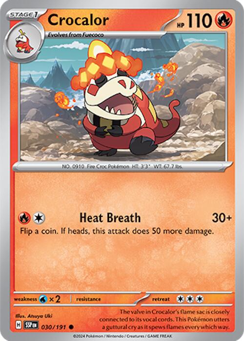 Crocalor (030/191) [Scarlet & Violet: Surging Sparks] | Good Games North